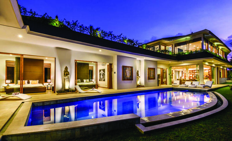 Luxury Five Bedroom Tropical Villa for Sale in Berawa